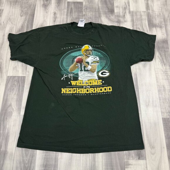 ✅Lot (9) Mens XL Green Bay Packers Graphic T-Shirts Rodgers Favre Super Bowl MVP - Picture 16 of 16